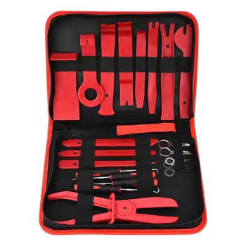 

Fastener Clip 21Pcs Stereo Door Clip Panel Trim Spry Removal Tool Fastener Clip Screwdriver Tool Kit oto aksesuar