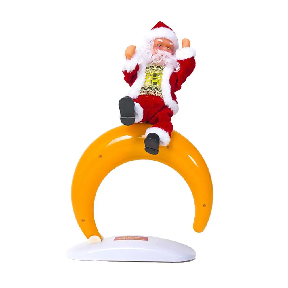 

Christmas Electric Dancing Music Santa Claus Doll Christmas Decorations for Home Xmas