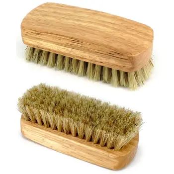 

Useful Pig Hair Bristles Brush Cleaner Polishing Care Brush with Wood Handle for Boot Shoes Household Cleaning Tools Accessories