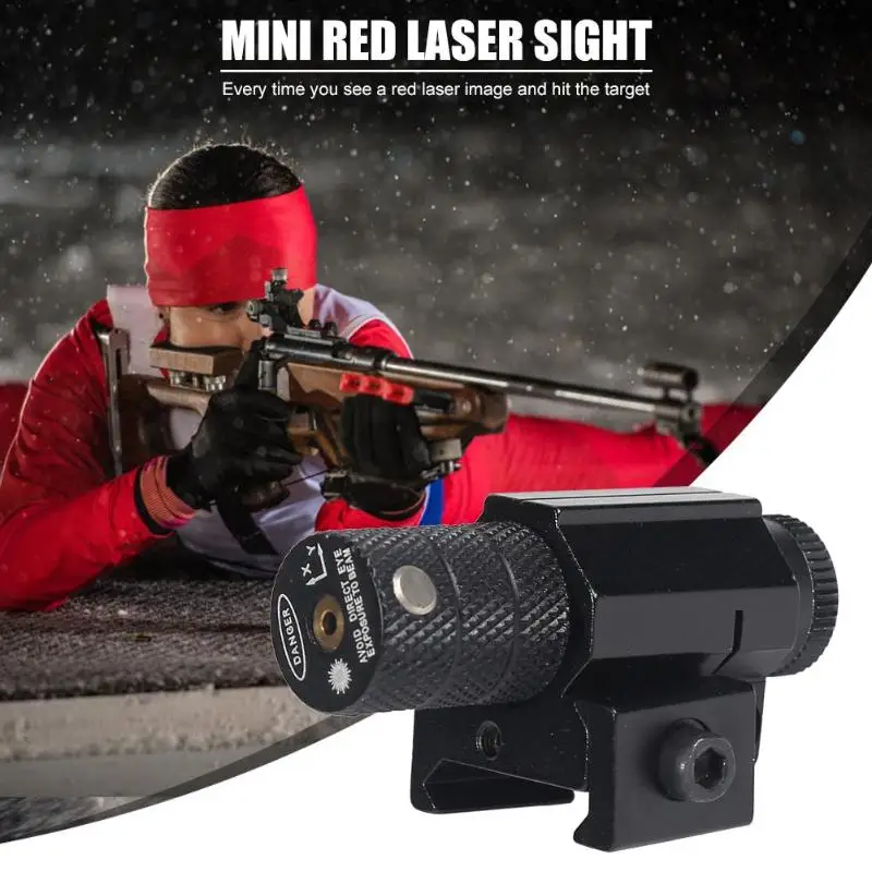 Mini Red Dot Laser Sight Scope Reliability Safety Wide Scope of Application Adjustable Hunting Riflescope Aiming Accessories