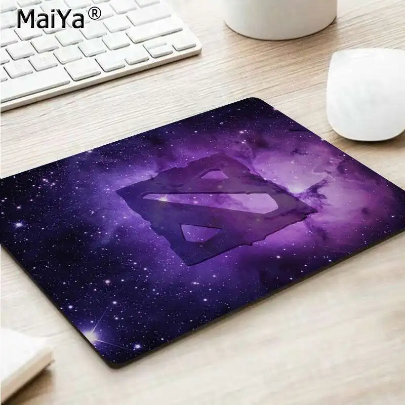 No Lock Edge25x29cm MaiYa смешной Dota 2 логотип DIY дизайн игровой с узором коврик для мыши Гладкий коврик для письма настольные компьютеры мат игровой коврик для мыши - Цвет: No Lock Edge25x29cm