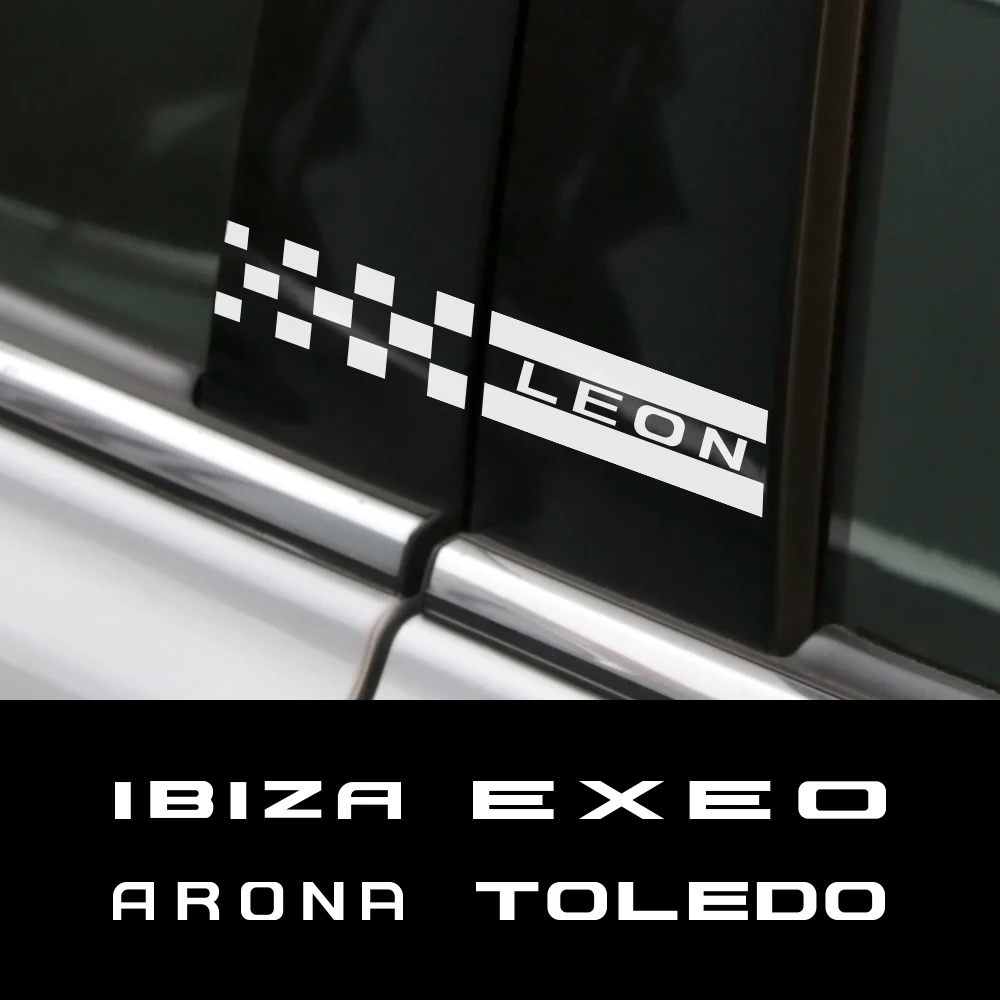 Per Seat Leon Ibiza Ateca Toledo Altea Alhambra Arosa Arona Cordoba Exeo Mii Car B Pill Stickers Decalcomanie In Pvc Accessori Auto