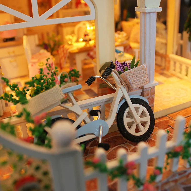 [] 13845 Everlasting Hoomeda-diy маленький дом с крышкой деревянная кабина