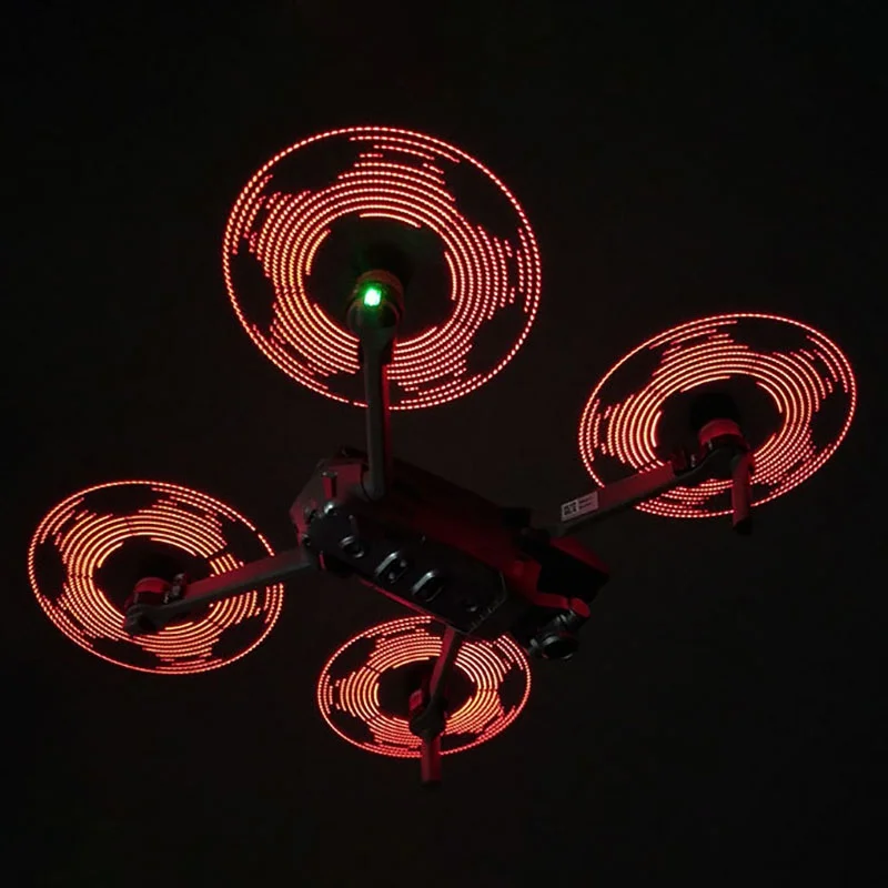 Для DJI Mavic 2 Pro Zoom Drone на заказ светодиодный фонарь аэродинамический дизайн Flash Paddle Flash программируемая Палитра с рисунком
