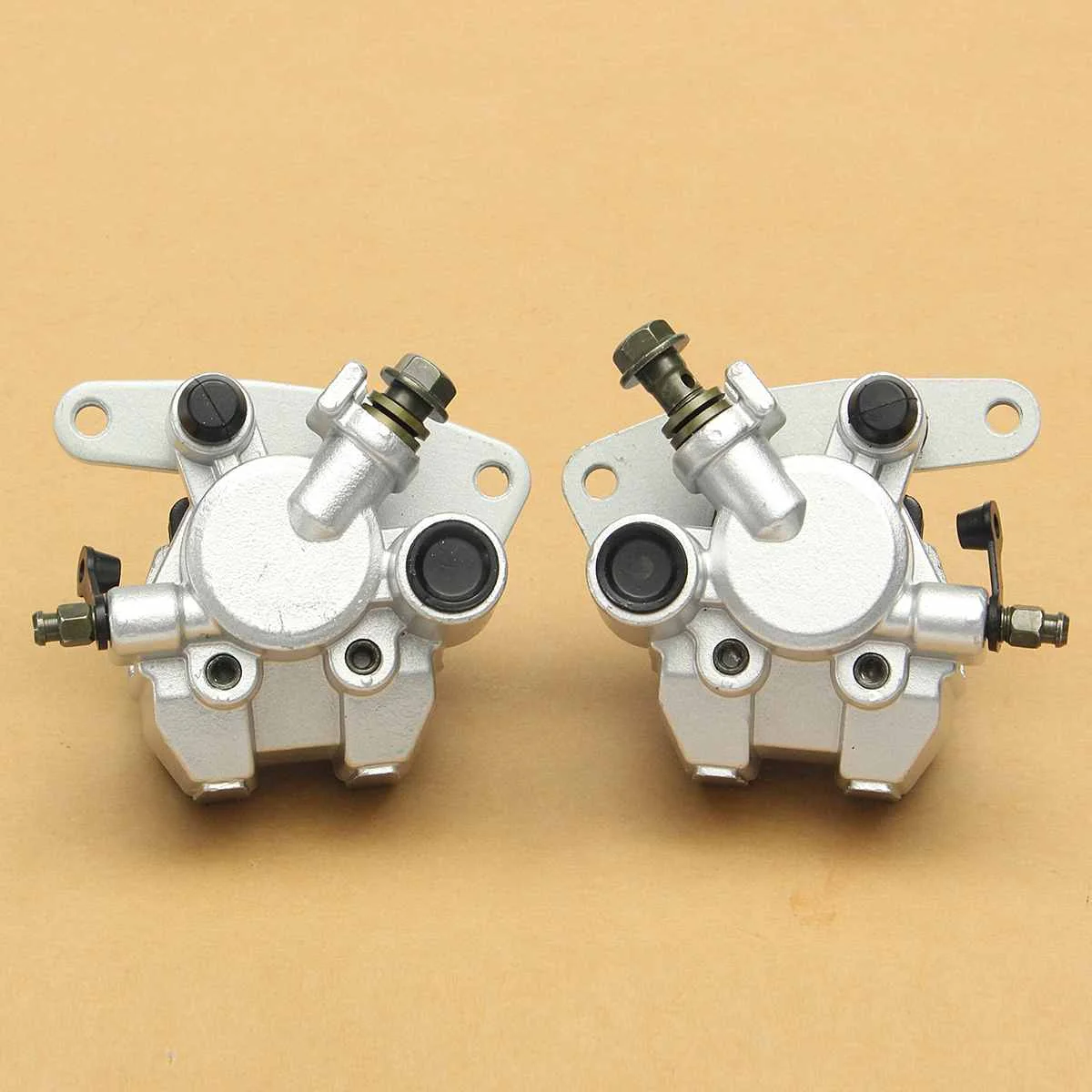 

Left + Right Universal Motorcycle Motorbike Front Brake Caliper Set Fit For Yamaha 350 Big Bear Banshee For Suzuki For Honda