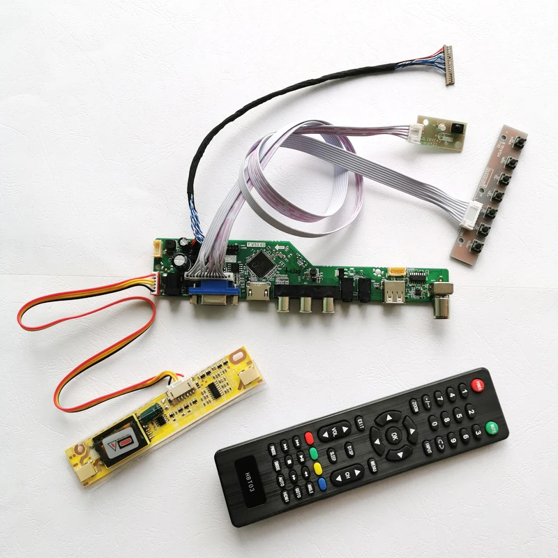 Подходит для CLAA150XG09/CLAA150XP01 15 &quot2CCFL 1024*768 LVDS 20-контактная мониторная панель VGA +