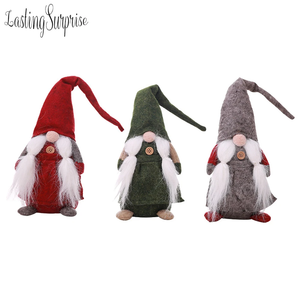 43*13CM Merry Christmas Faceless Doll Hanging Pendant Ornaments Christmas Decoration New Year Home Window Table Decoration