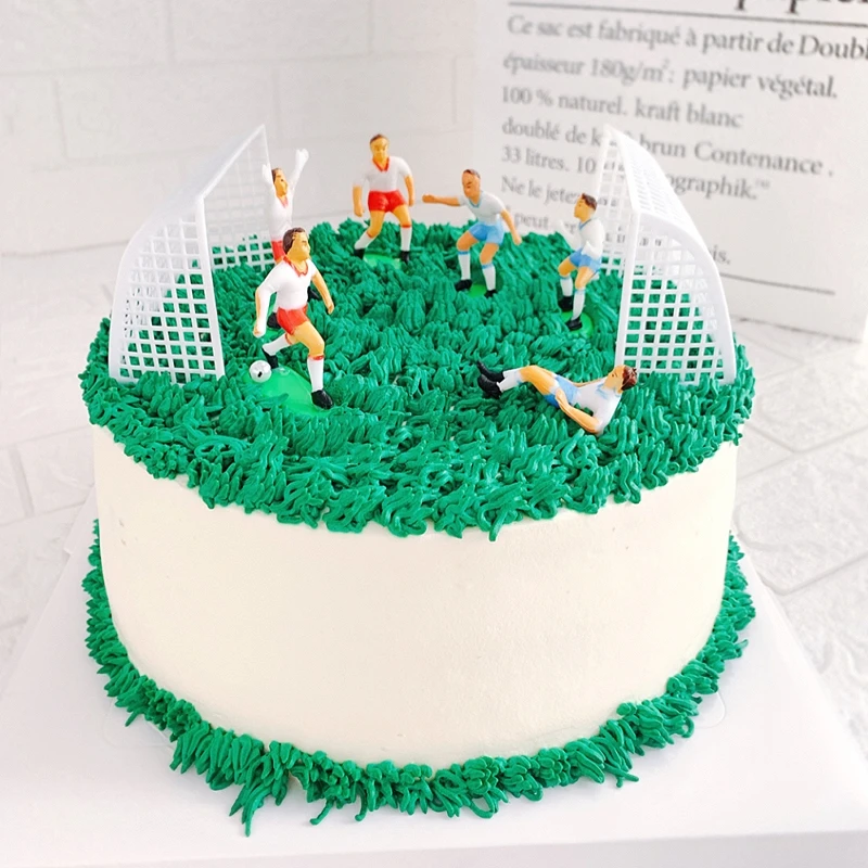 Soccer Football Cake Topper Father Boyfriend Children Birthday Cake Decoration Cake Decorating Supplies Aliexpress