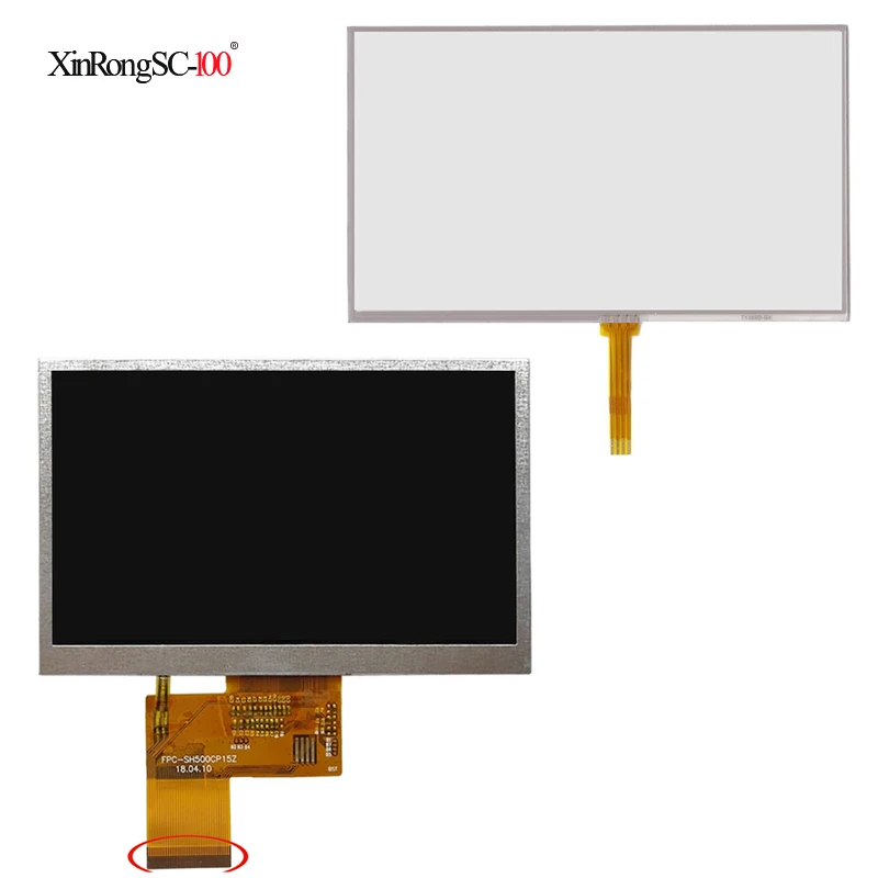 4 3 5 дюймов для Launch X431 TFT LCD дисплей сенсорный экран дигитайзер AT050TN33 V1 V.1 32000579-02