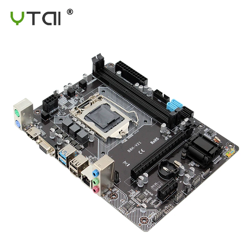 H81 motherboard B8H V21 LGA 1150 Desktop Board DDR3 Up to 16GB Memory usb3 0 Free 3