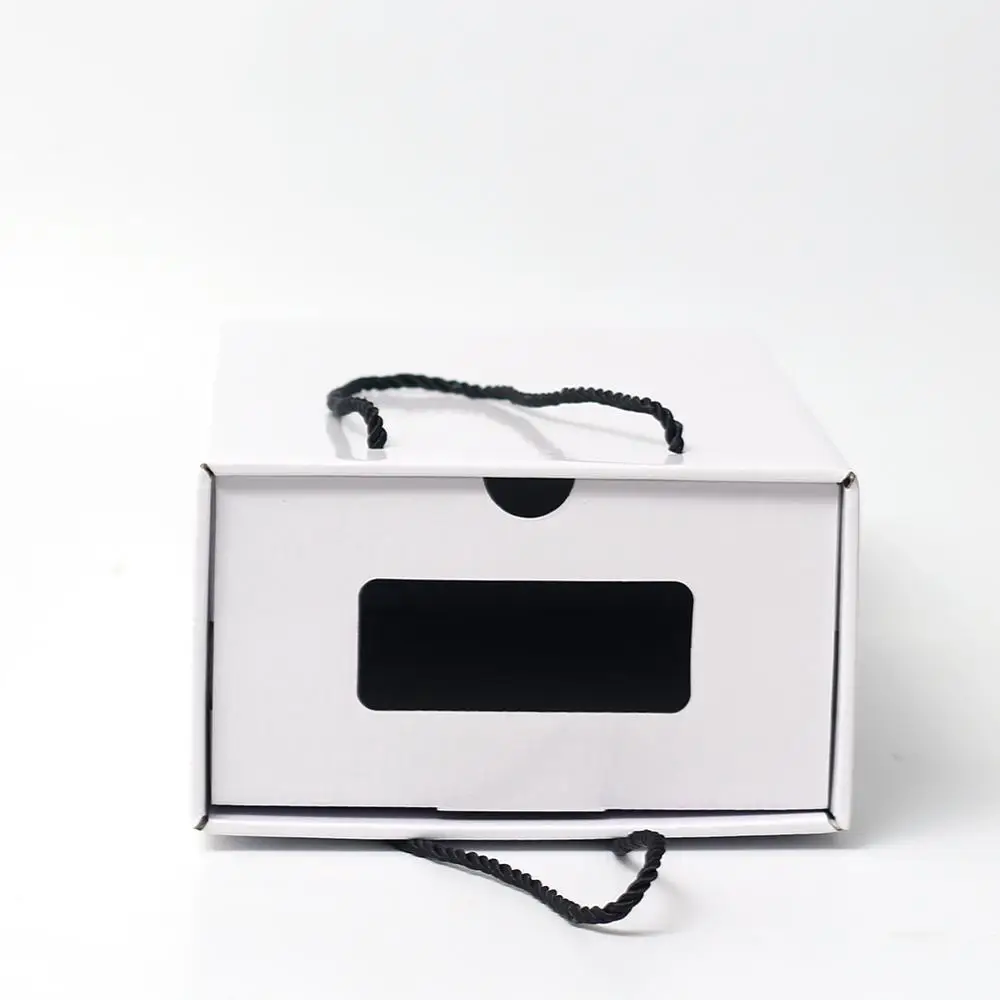 Обувная посылка коробки с веревочной ручкой boite cadeau упаковочная бумажная коробка для подарков