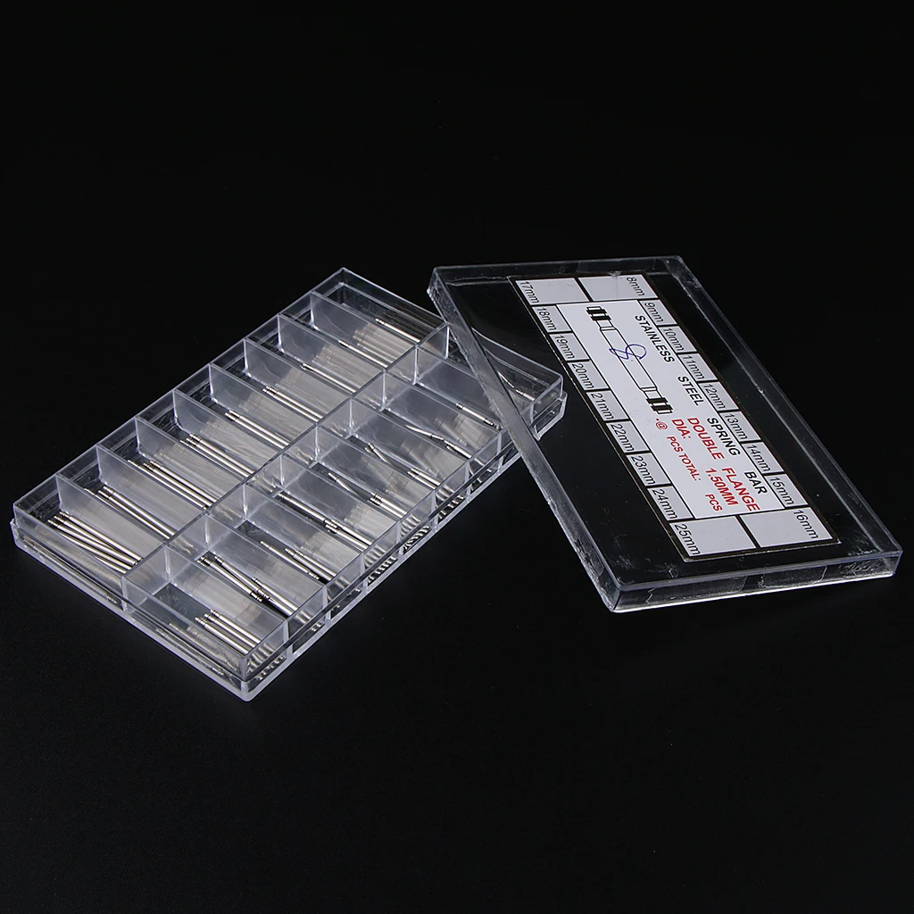 Stainless Steel Watch Band Spring Bar Strap Link Pins for Watchmaker Tools