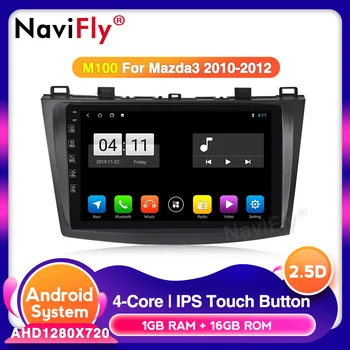 

NaviFly Android 10.0 head unit 4G Car Radio Multimedia Video Player Navigation GPS for Mazda 3 2 2010 - 2013 IPS 2.5D screen DSP