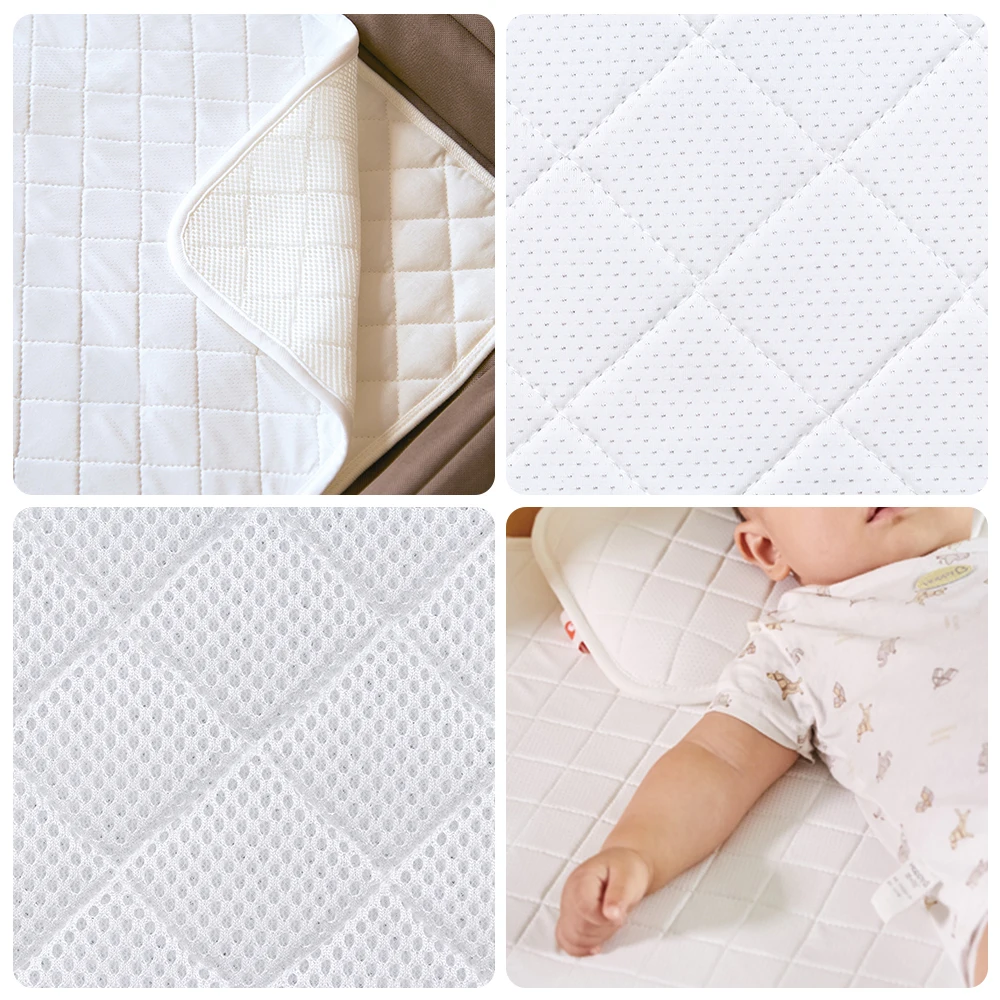 Baby Bed Mat 120*70Cm Summer Cool 3D Breathable Mesh Soft Baby Bed Mattress Covers Newborn Infant Bedding Set Kids Cot Sheet