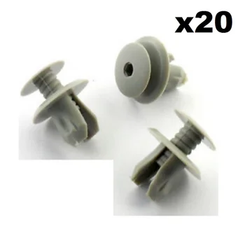 

20x For FORVW Volkswagen T4 T5 Transporter Eurovan Light Grey Trim Panel Lining Clips