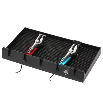 

ABS Barber Clipper Tray Anti-slip Salon Clippers Organizer Razor Case Professional Hair Trimmer Holder Salon Accessories