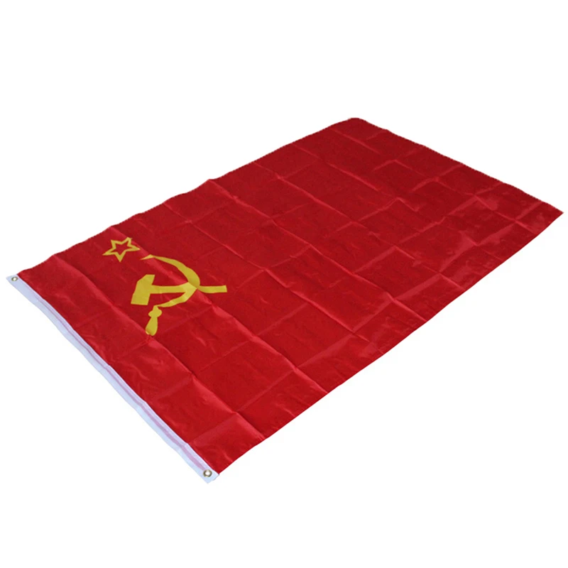 Red CCCP Flag 90x150mm Union of Soviet Socialist Republics3*5 ft Indoor/Outdoor USSR FLAG Country Russian Banner