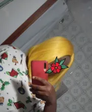 Peluca con malla Frontal de pelo lacio sintético Zesen 13*4 pelucas de Color degradado y Color verde peluca Frontal de encaje para mujer