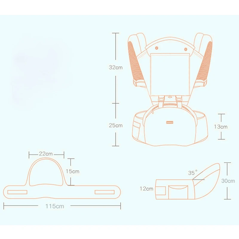 PUDCOCO новая сумка-переноска для младенцев Хипсит(пояс для ношения ребенка) Ходунки ребенок ремень дети младенческой держать Хипсит