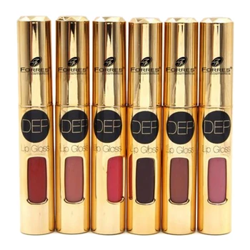 

FaRRES 6PCS Matte Lip Gloss Makeup Long-Lasting Waterproof Easy to Color Velvet Liquid Lipstick