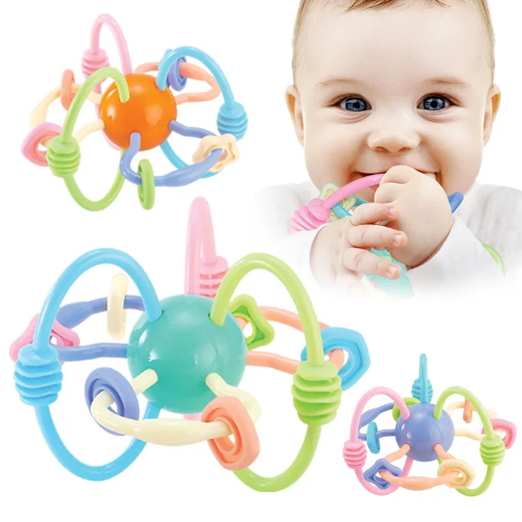 Шарик Manhattan Прорезыватель младенцев Guchi da le молочные зубы тренировочный клатч Мячик с шипами молярные игрушки для детей и младенцев