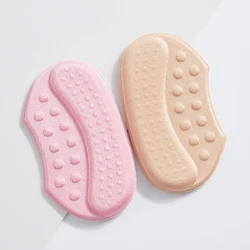 2pcs Heel Insoles Pain Relief Cushion Anti-wear Adhesive Feet Care Pads Heel Sticker Heel Liner Grips Crash Insole Patch