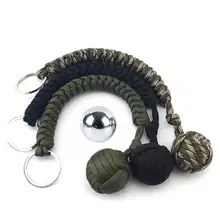 

Circular Umbrella Rope Sports Equipment Mon Crafts Outdoor Ball Ring Fist Chain Self-defense Pendant Accessories U6m0