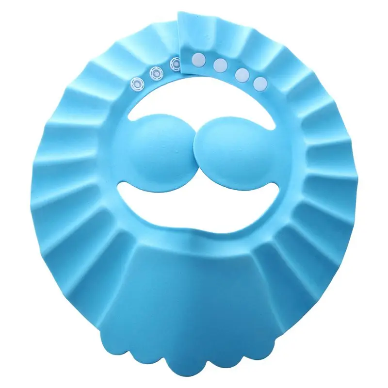 

Baby Infant Kids Children Toddler Shampoo Bath Shower Cap Hat Wash Hair Shield Blue
