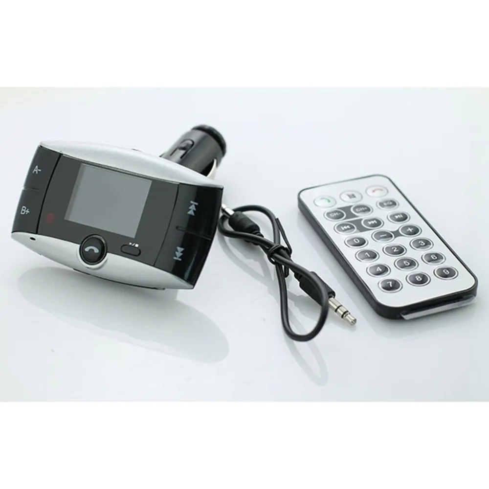 Bluetooth fm-передатчик Автомобильный MP3-плеер Автомобильный Bluetooth громкая связь FM аудио передатчик Bluetooth модулятор TF слот для карт