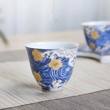 Керамическая чайная чашка фарфоровая чайная чаша 60 мл эмалированные чайные чашки китайский чайный набор кунг-фу пуэр чашки Посуда для напитков чайная посуда контейнер в подарок