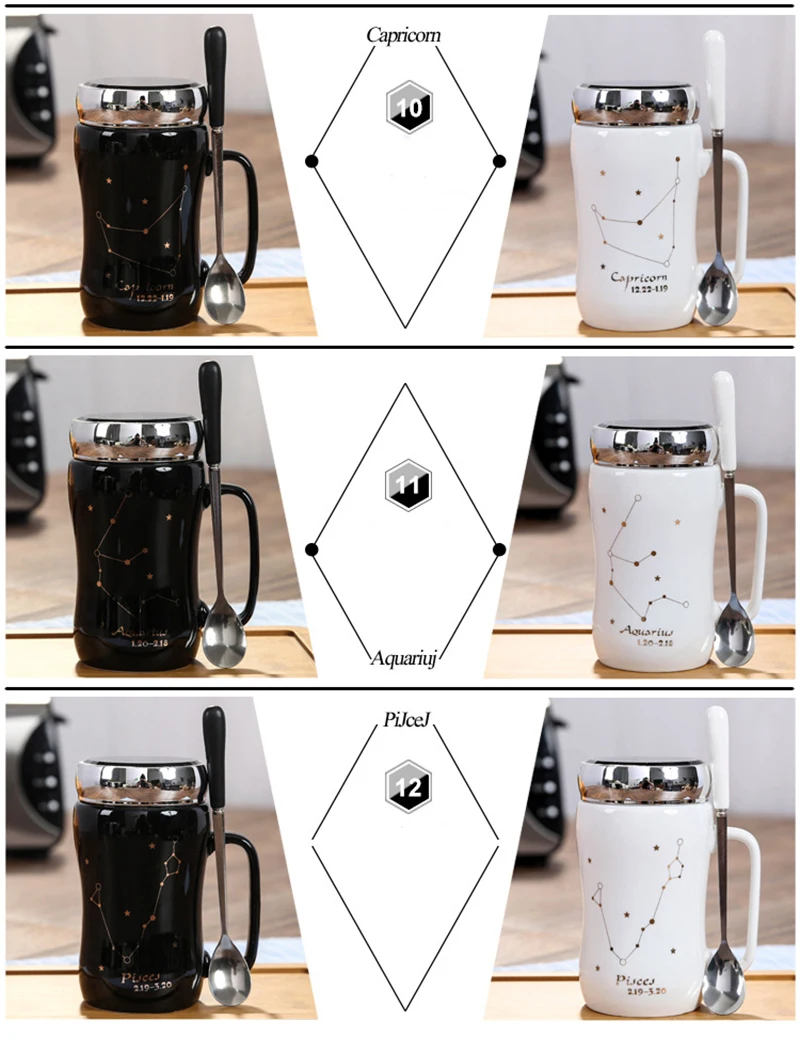 Tasse à Café Fantaisie En Céramique Blanche Avec Inscription