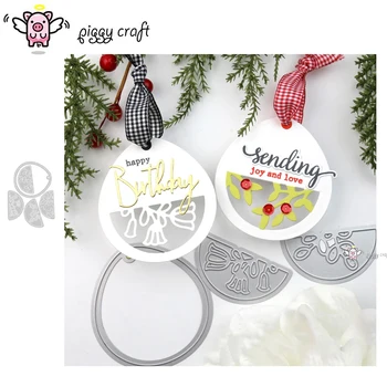 

Piggy Craft metal cutting dies cut die mold Flower leaf frame tag Scrapbook paper craft knife mould blade punch stencils dies