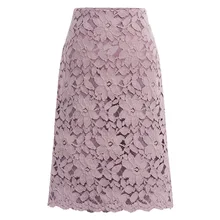 European and American spring and summer new all-match large size western high waist thin lace skirt skirt Fanny pack one step