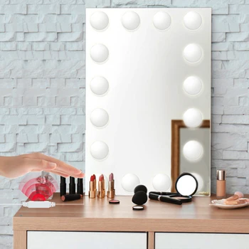 

Adjustable Infrared Sensor Multifunctional Sensing Makeup Mirror Light Hands Control Dimmable Light Bedroom Decor Wall Lamp