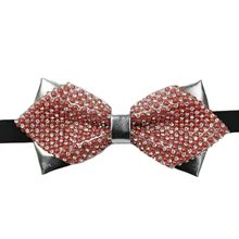 Хрустальный галстук-бабочка, высококачественный мужской Корейский классический модный Звездный кристалл, изысканный роскошный свадебный хост, двухслойный галстук-бабочка, подарки