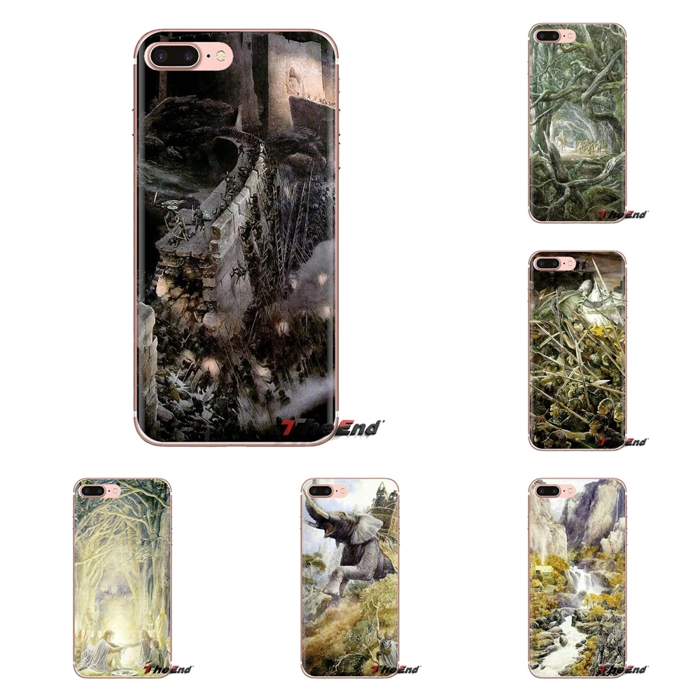 Alan Lee s Lord of the Rings Artwork TPU Case Cover For Xiaomi Mi4 Mi5 Mi5S Mi6 Mi A1 A2 5X 6X 8 9 Lite SE Pro Max Mix 2 3 2S |