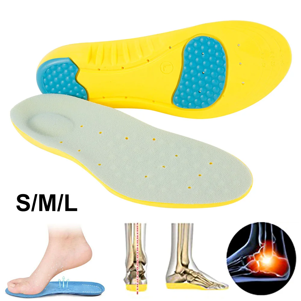 Ортопедические стельки из пены с эффектом памяти, стельки для спортивной обуви, эластичные стельки для обуви, женские и мужские стельки для кроссовок
