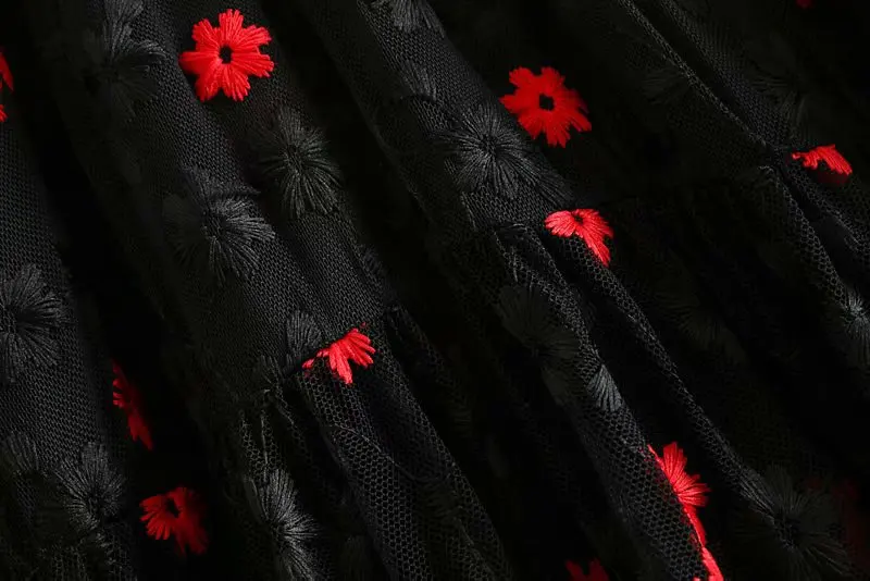 Винтажное стильное платье миди с цветочной вышивкой для женщин модные комплекты из двух предметов с длинными рукавами женские платья шикарные vestidos mujer