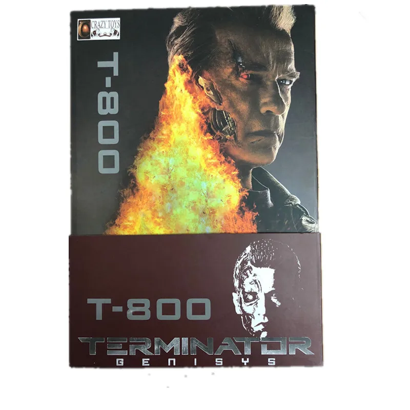 12 дюймов фильм Сумасшедшие игрушки Терминатор 2 Судный день T-800 Арнольд Шварценеггер ПВХ фигурка модель игрушки Рождественский подарок
