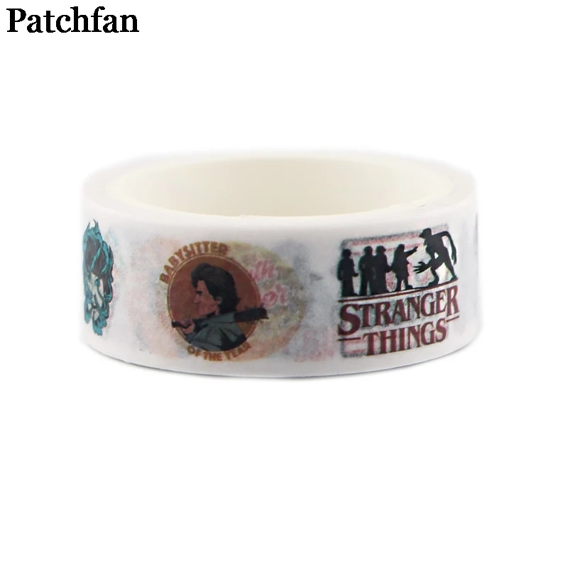 20 шт./лот Patchfan Stranger things 90s забавные DIY Скрапбукинг дети Васи бумага маскирующая Лента Печатный узор наклейка Пастер A2339