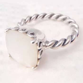 

Brand Silver 925 Pearl of Mother Ring For Women Silver Jewelry anillos de plata 925 de ley mujer
