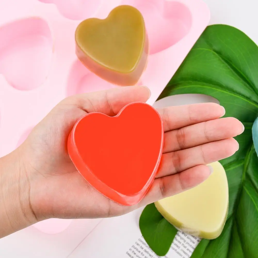 SJ DIY Сердце Силиконовые формы для мыла лоток 3d силиконовые формы ремесло ручной работы торт формы для выпечки