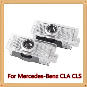 

2pcs for Mercedes Benz CLA CLS c218 w218 a207 c207 c117 LED Car Door Welcome Light Projector Logo Laser Ghost Shadow Light