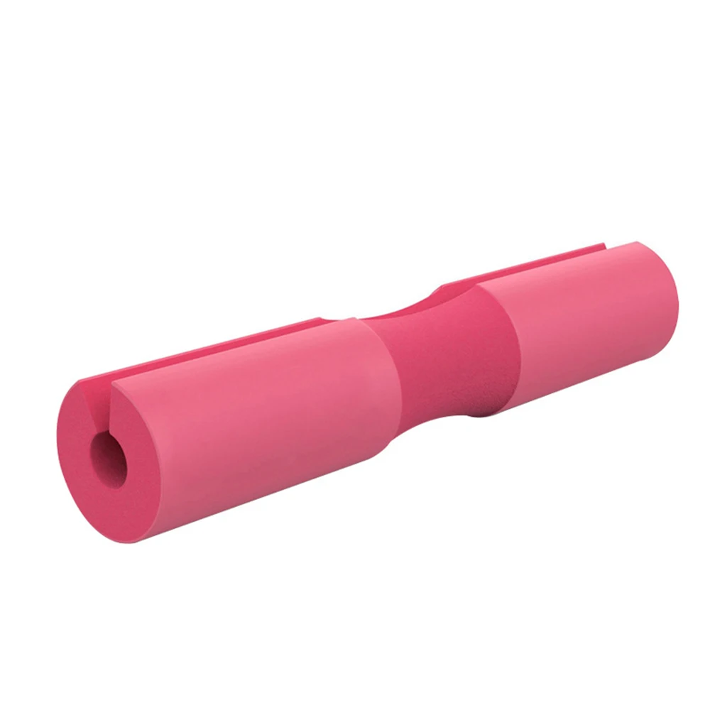 Розовый BodyBuilding Gym Equipment Sponge Workout Weights For Fitness Neck Shoulder Back Protect Pad GYM Crossfit Pull Up Gym Equipment - Цвет: Розовый
