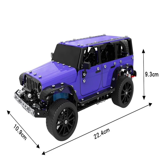 SW (RC) 004 Alloy Assembled Remote Control Car 1:16 Stainless Steel 4 Channel Remote Control Jeep 659PCS 2
