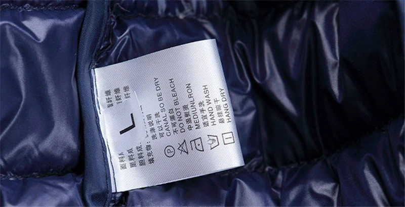 90% portable white duck down winter jacket men ultralight down casual jacket outdoor cold snow coat Parkas pocket