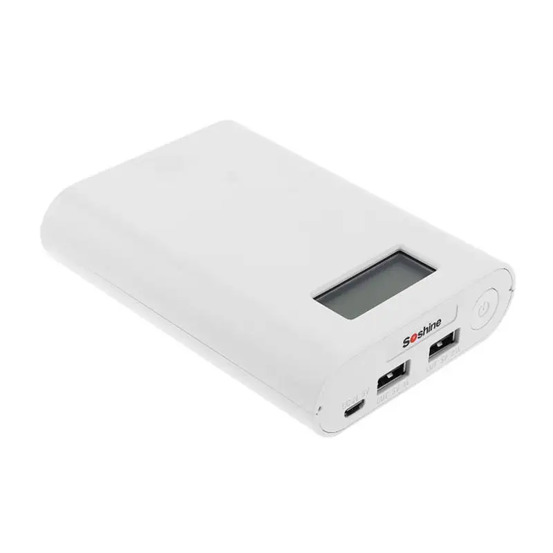 1 шт. зарядное устройство USB DIY 4 емкости анти-реверс Портативный ЖК-дисплей зарядное устройство для батареи Powerbank для батареи 18650 зарядки