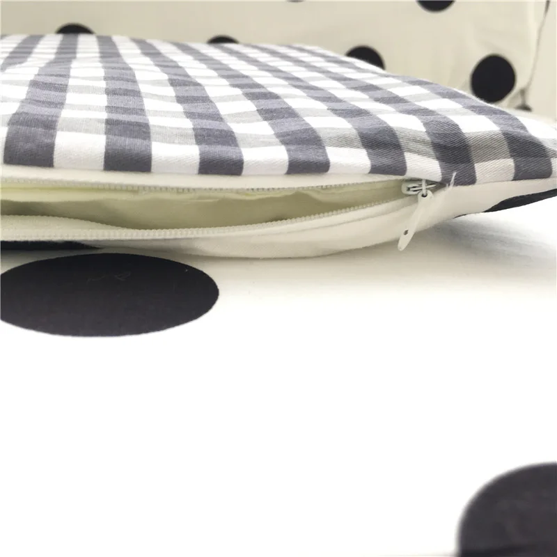 Хлопковая детская кровать с принтом в горошек на все сезоны комплект