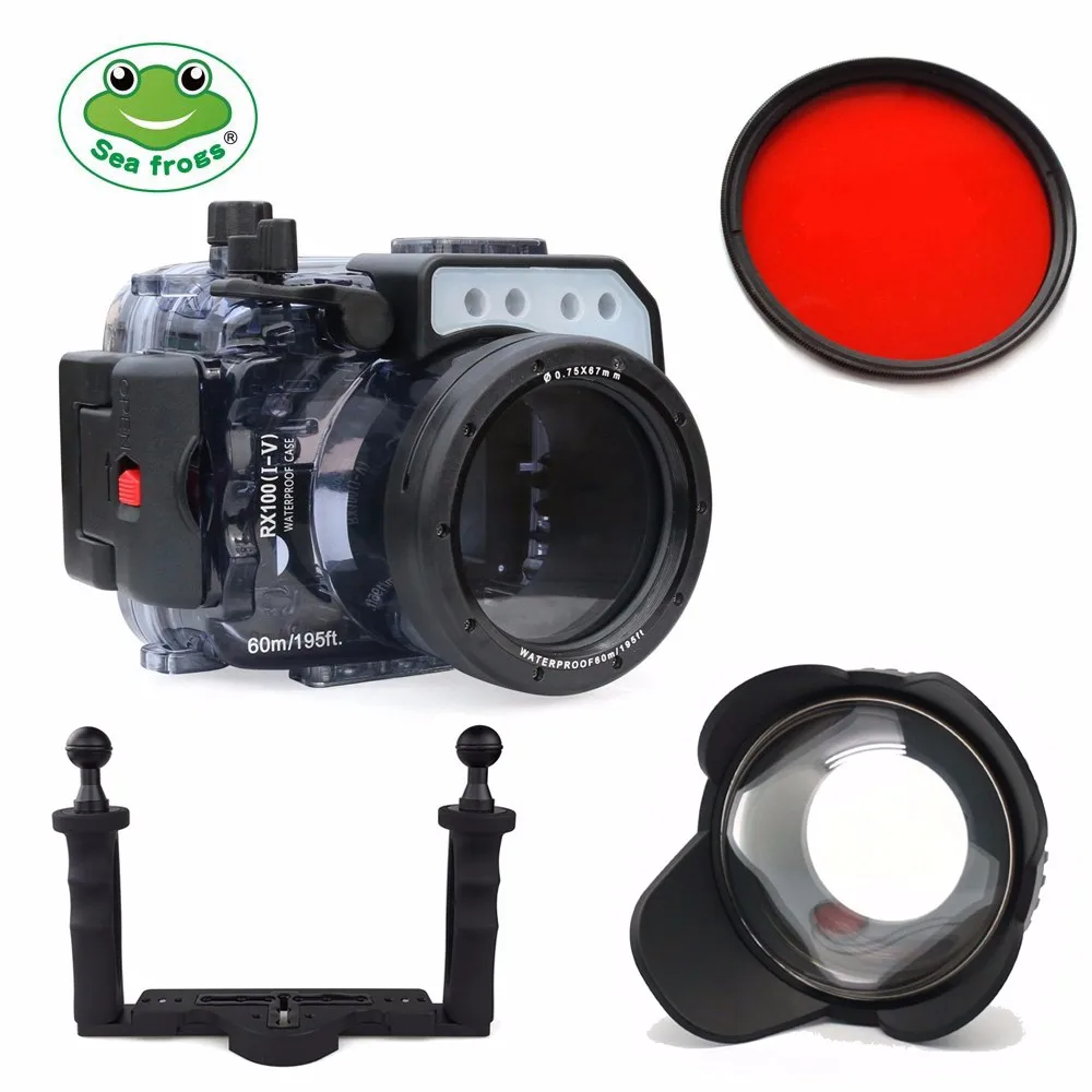 Meikon 60M Чехол для подводной Камеры Sony RX100 I-V w/ Dome Port &amp Tray | Электроника