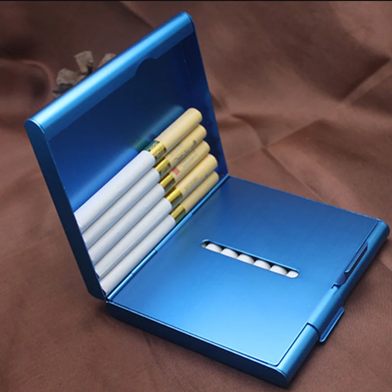 Cigar-Storage-Container Tobacco-Holder Smoking-Accessories Metal Pocket-Box Men Gift